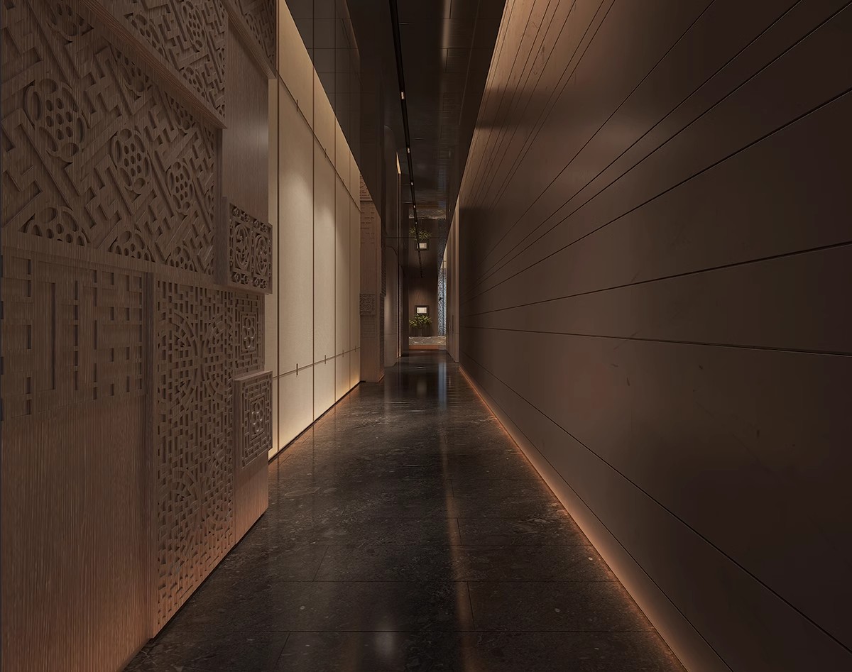 图片[17]-会所CAD施工图 装修设计禅意茶楼餐饮餐厅私人包厢工装素材效果图-大怪兽分享