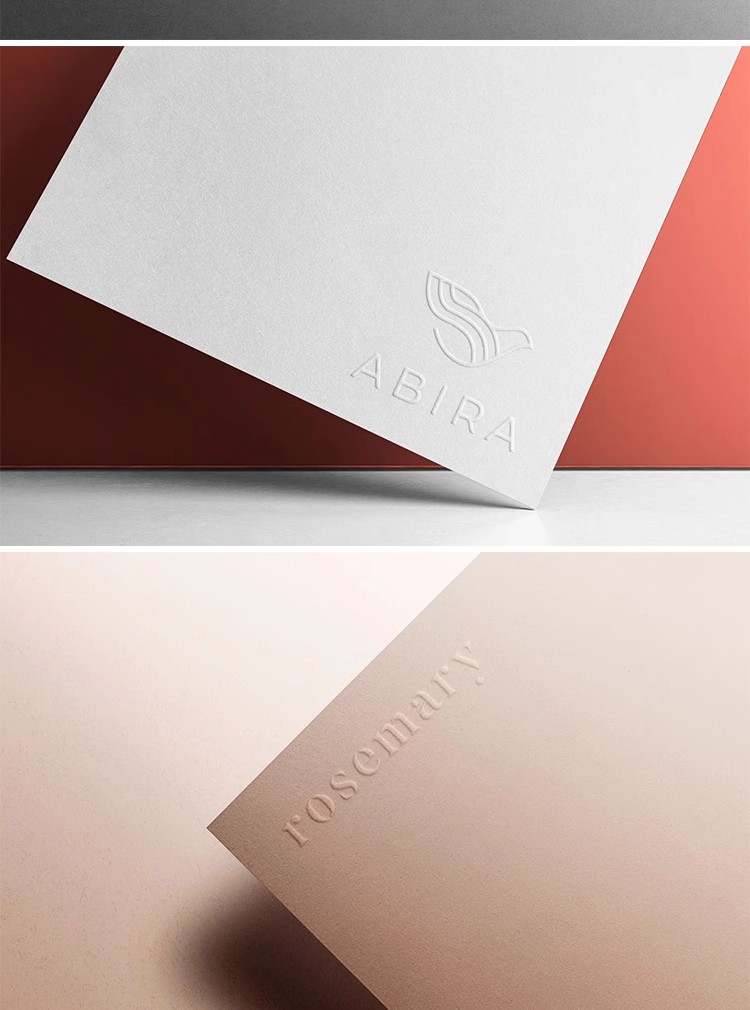 图片[10]-YJ-401企业LOGO品牌标志效果展示提案烫金压痕贴图样机PSD素材图-大怪兽分享