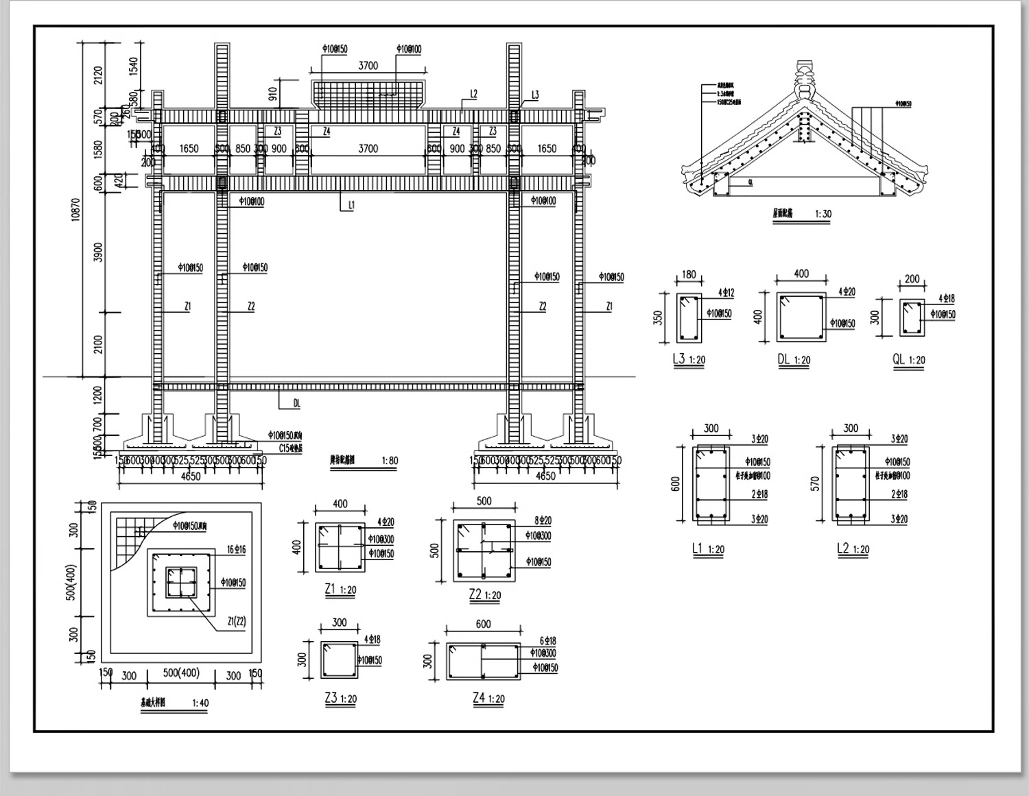 图片[27]-古典园林平面图CAD施工图中式仿古建筑景观景区庭院方案素材图库-大怪兽分享