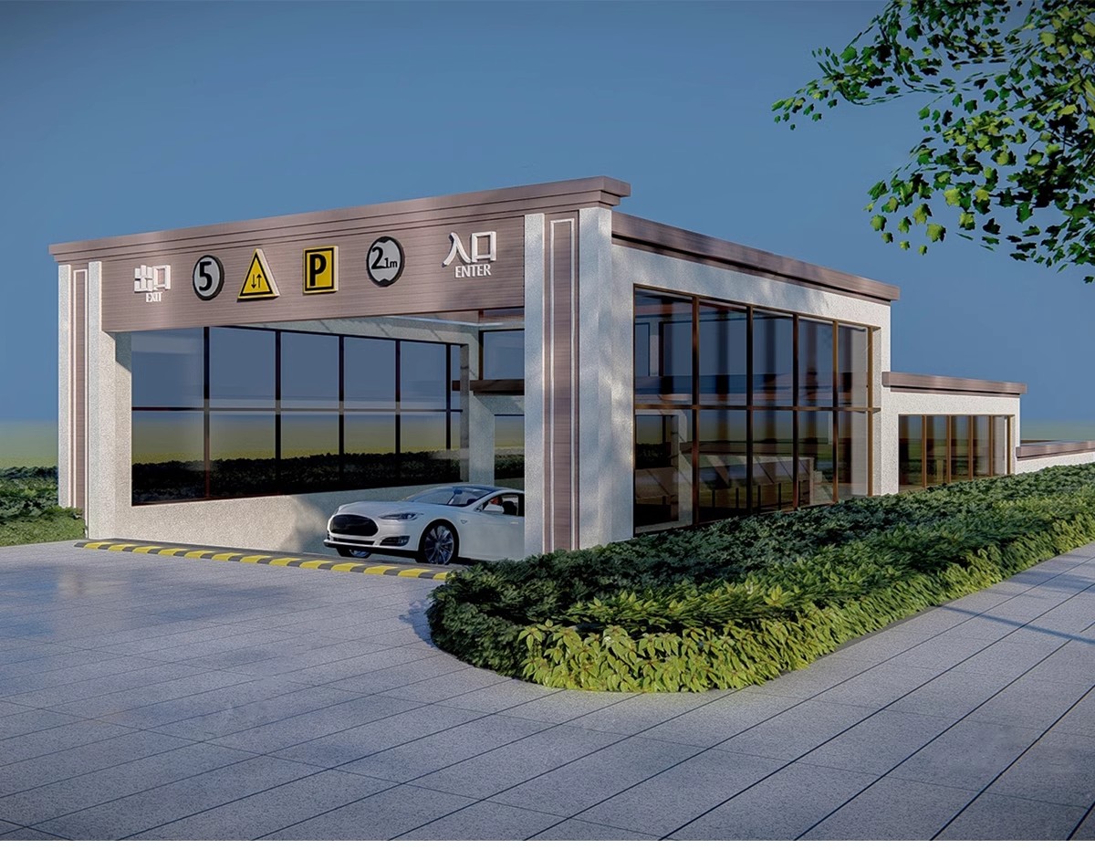 图片[26]-小区景观构筑物住宅建筑地下停车库停车场出入口SU模型库草图大师-大怪兽分享