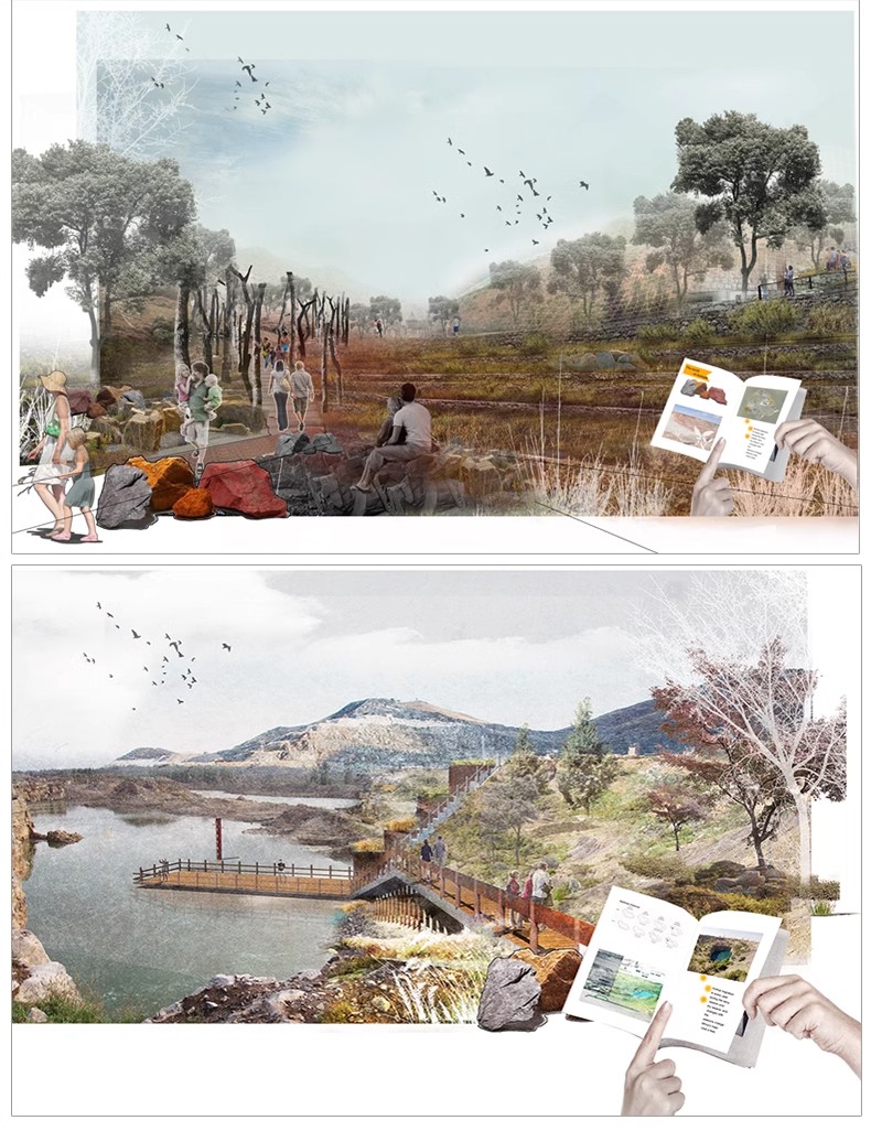 图片[25]-竞赛拼贴风高级灰景观园林建筑公园广场PS效果图素材PSD分层源件-大怪兽分享