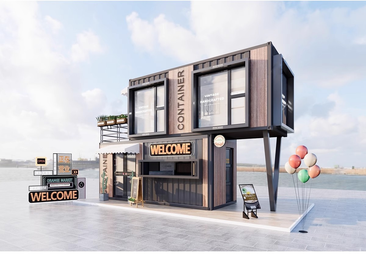 图片[27]-集装箱改造LOFT工业风民宿咖啡厅书吧奶茶店别墅建筑SU模型CAD图-大怪兽分享