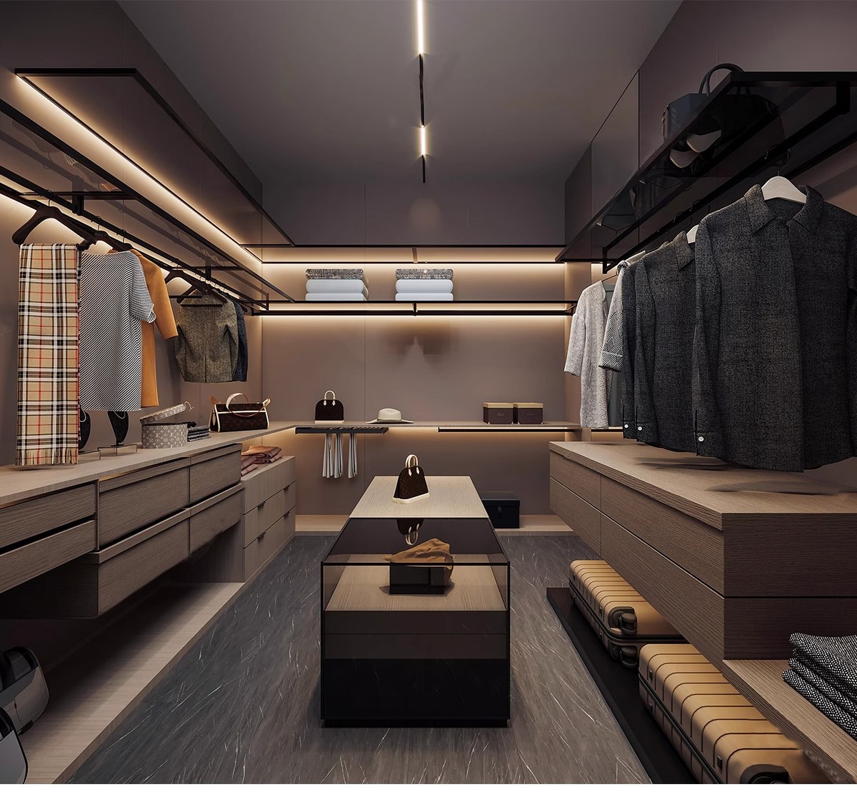 图片[26]-衣帽间草图大师SU模型sketchup室内设计卧室衣柜素材更衣室服装间-大怪兽分享