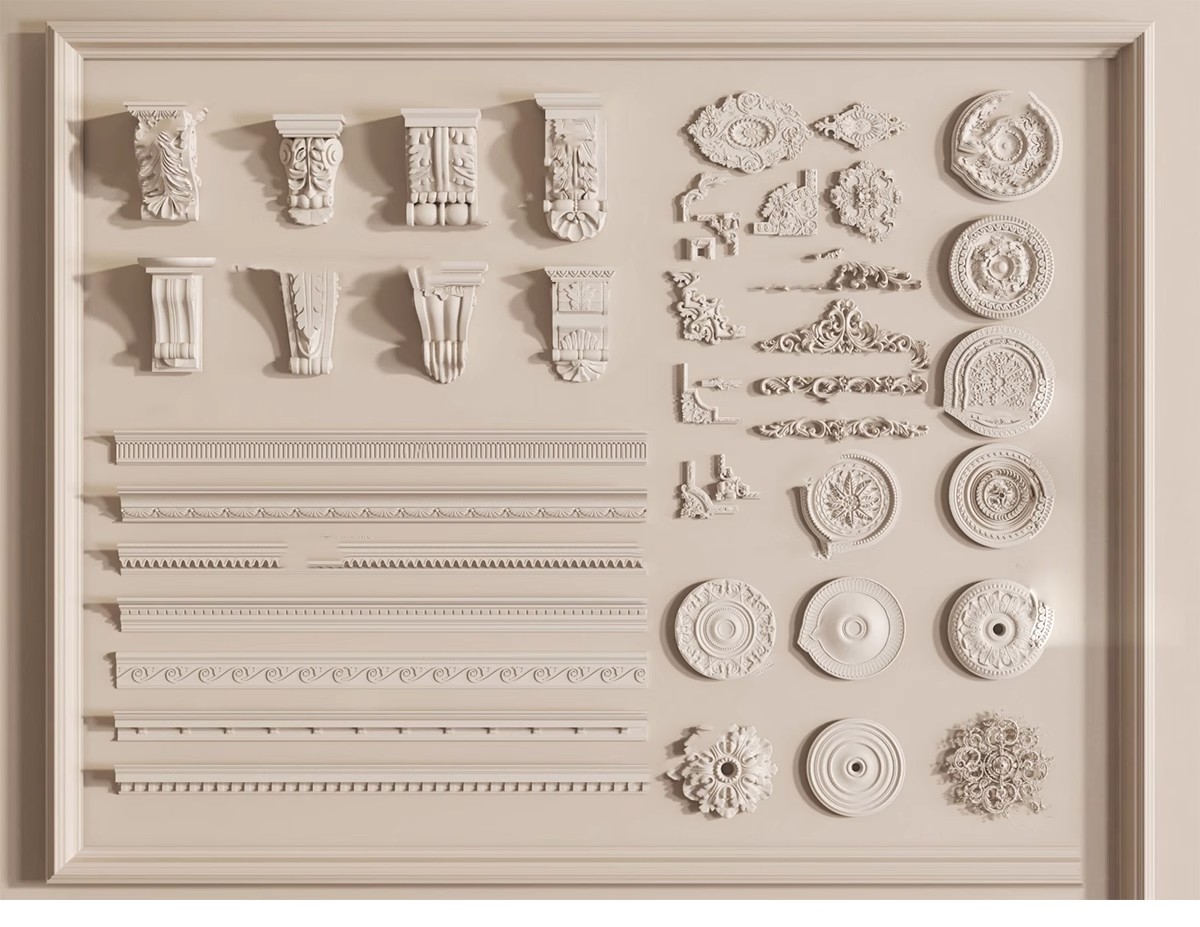 图片[28]-草图大师新中式角花角线花格窗花木雕金属镂空雕花窗镂花窗SU模型-大怪兽分享