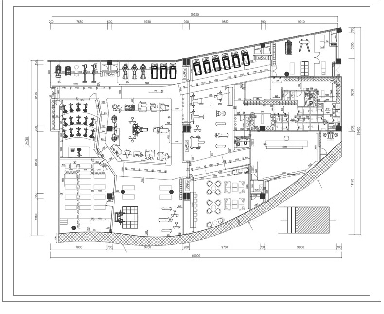 图片[28]-运动健身器械CAD图库健身房会所小区器材户外设备CAD图纸模块素材-大怪兽分享