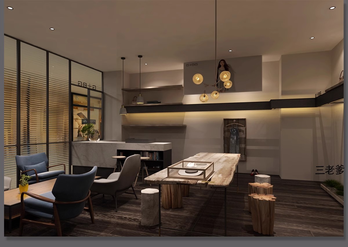 图片[25]-专卖服装店CAD施工图纸3D模型SU效果图库平面图女装男装设计素材-大怪兽分享