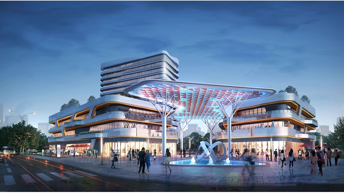 图片[28]-现代商业综合体商城商场购物中心步行街广场草图大师SU模型素材-大怪兽分享