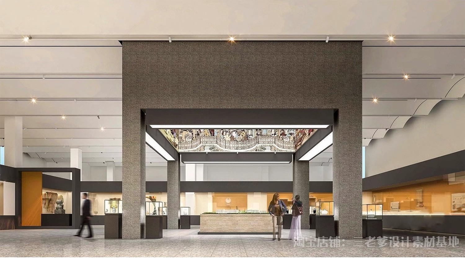 图片[28]-布艺刺绣皮影戏剧非遗文化展厅博物馆中式传统民俗展览馆su模型-大怪兽分享