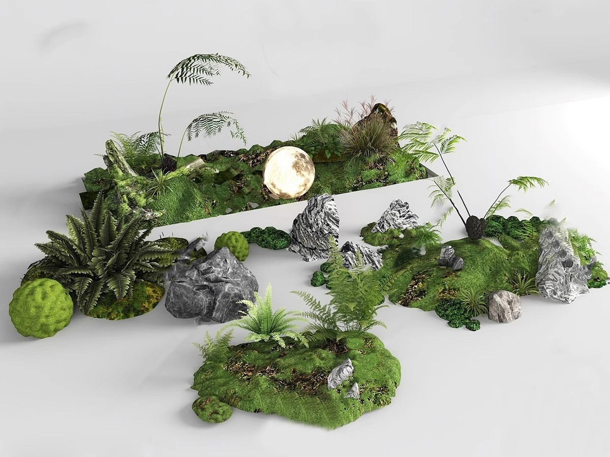 图片[21]-园林景观庭院植物三维真实花草树木乔木花卉灌木草图大师SU模型库-大怪兽分享