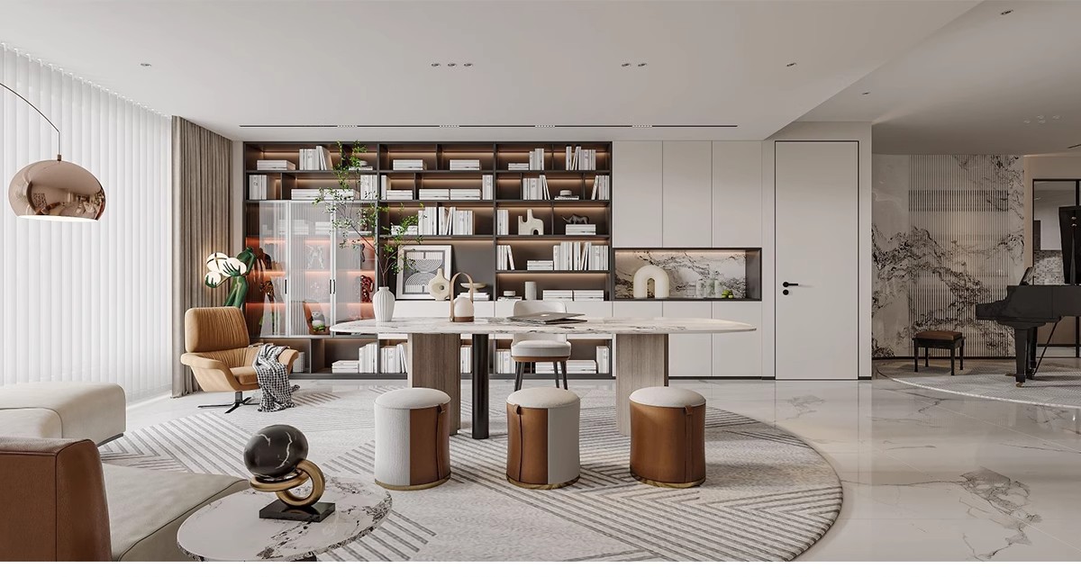 图片[25]-2025年现代简约风格效果参考图家装高清实景案例室内装修设计素材-大怪兽分享