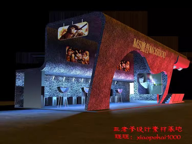 图片[28]-2025展览展会展厅展台展示设计3d模型配CAD施工图3dmax效果图素材-大怪兽分享