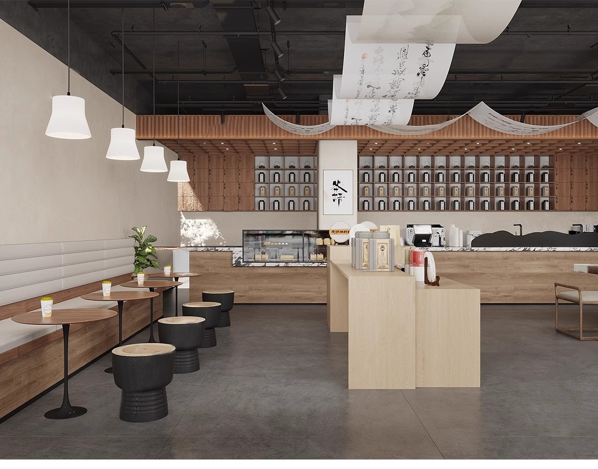 图片[28]-新中式禅意茶楼现代简约茶室茶社茶馆茶餐厅SU模型草图大师素材-大怪兽分享
