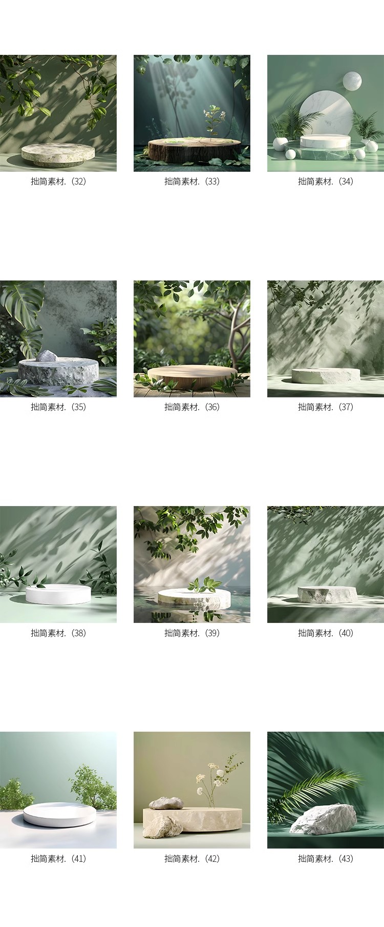 图片[6]-高级轻奢文艺3D美妆护肤品电商产品展台背景海报图片PSD设计素材-大怪兽分享