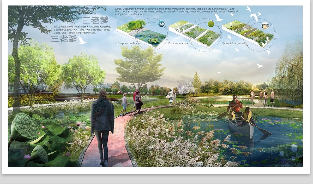 图片[29]-小清新竞赛风PS公园广场建筑景观插画风拼贴风效果图后期PSD素材-大怪兽分享