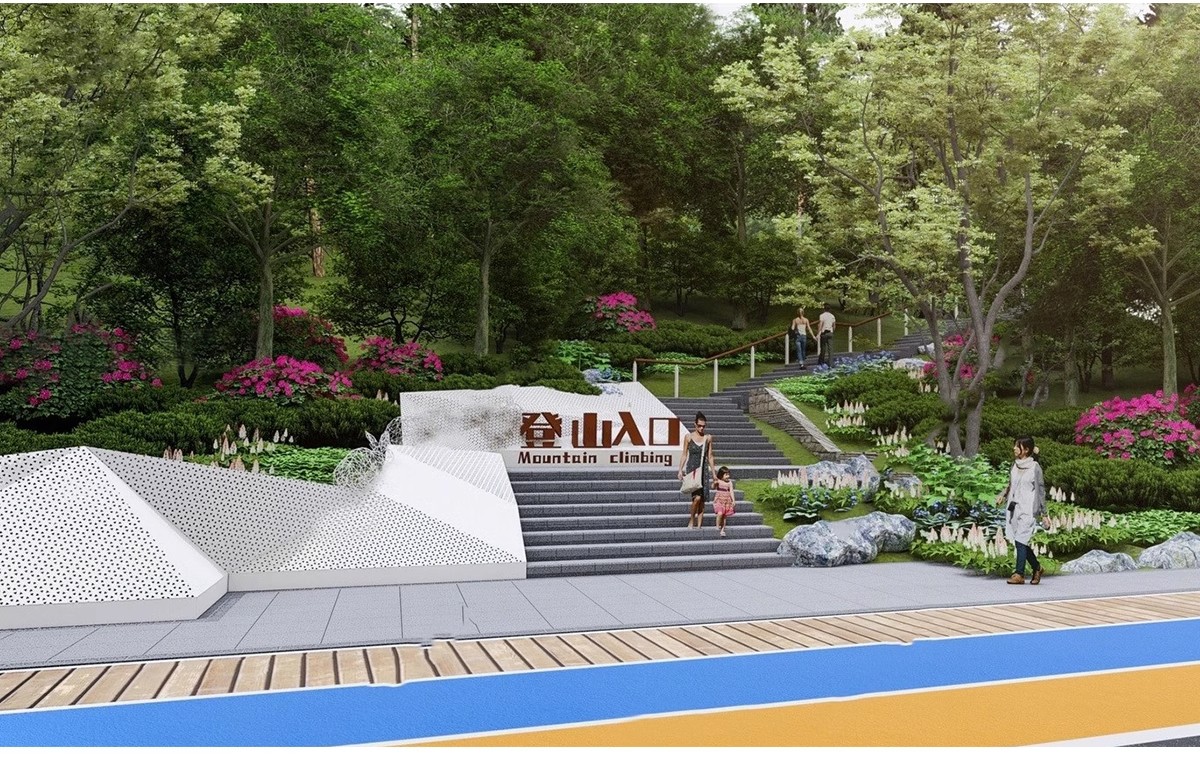 图片[28]-现代公园体育运动入口景观景区大门雕塑LOGO景墙指示标识牌SU模型-大怪兽分享