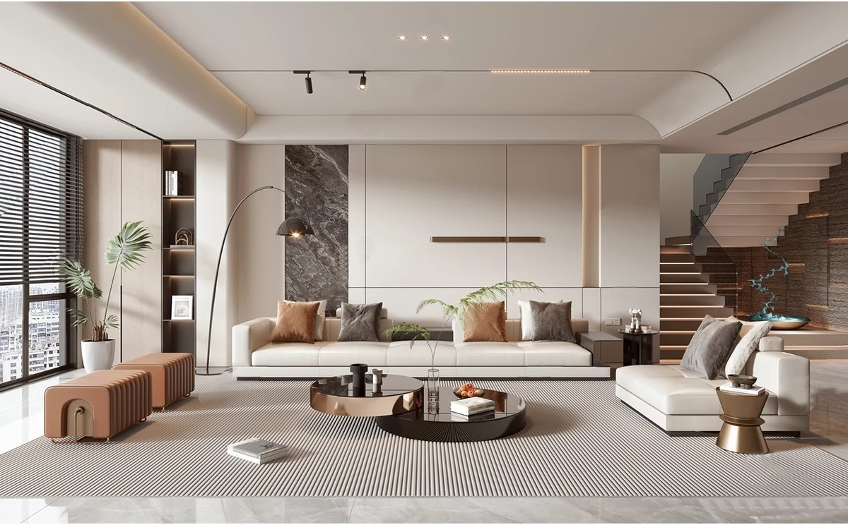 图片[29]-2025年现代简约复式挑空别墅3D模型库家装整体客厅卧室3Dmax素材-大怪兽分享