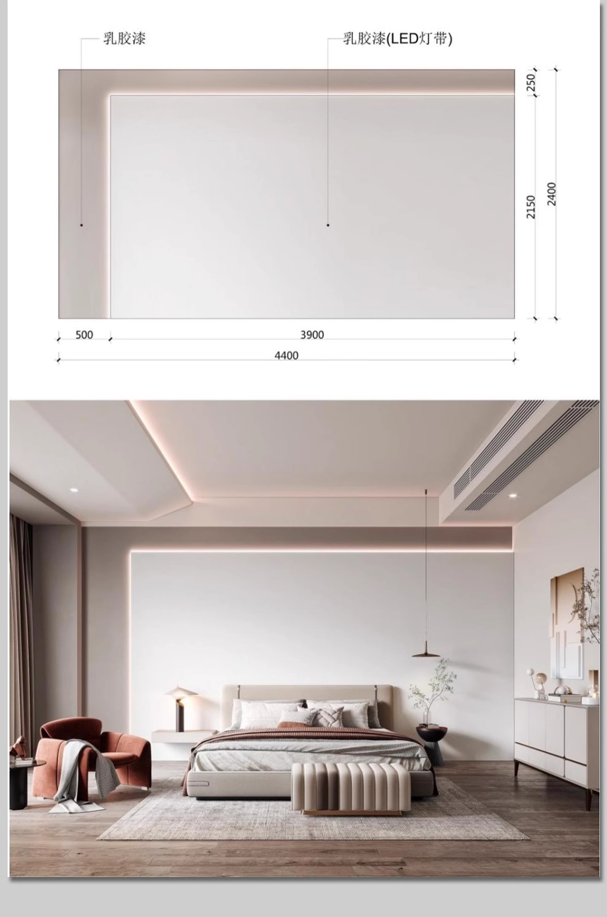 图片[29]-客厅餐厅卧室电视背景墙效果图家装装修设计参考图片尺寸标注排版-大怪兽分享