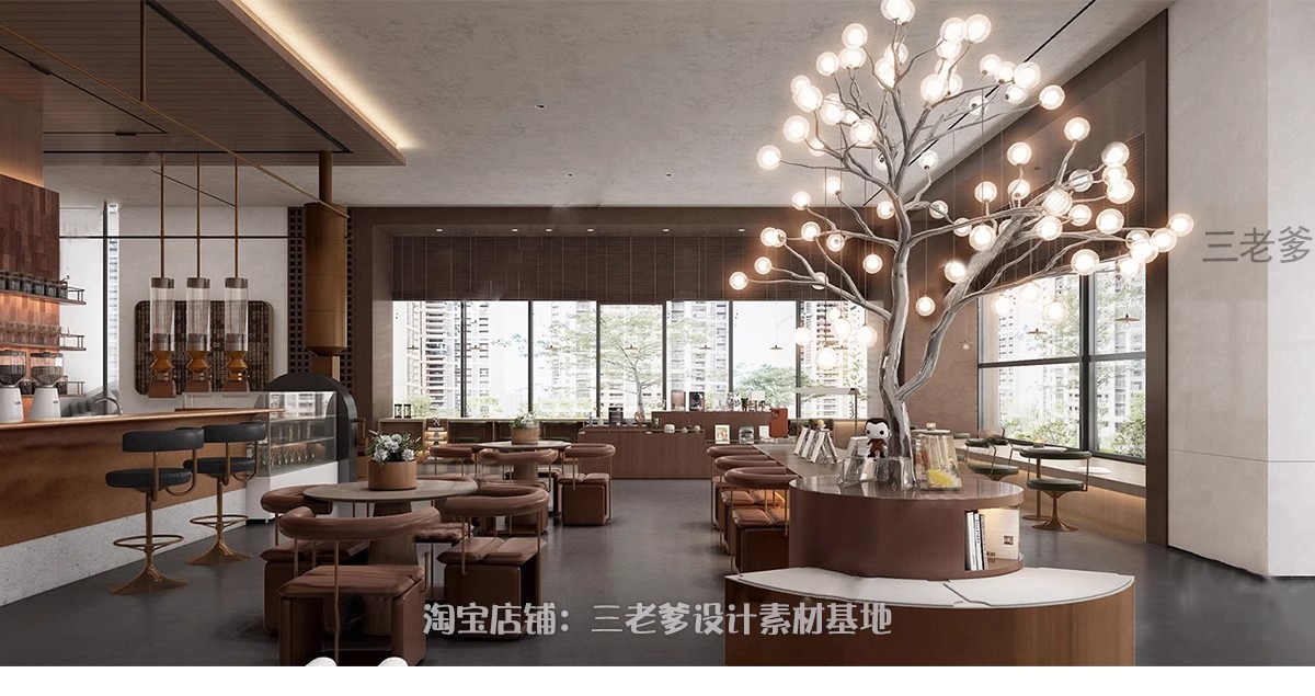 图片[29]-草图大师美式西式西餐厅港式茶餐厅餐馆餐饮店快餐厅店SU模型素材-大怪兽分享