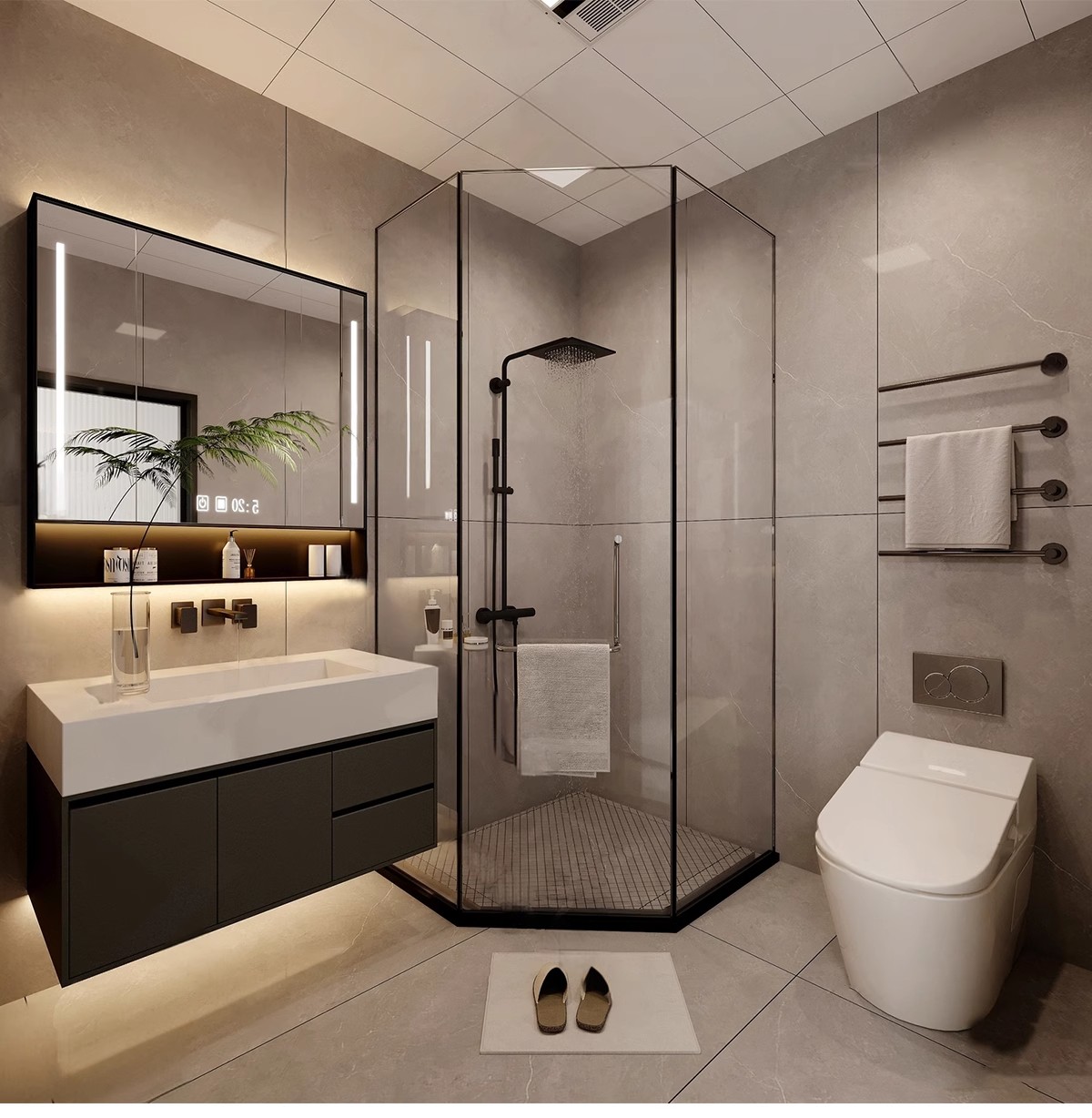 图片[28]-浴室卫生间卫浴SU模型库家装草图大师马桶洗手盆浴缸淋浴sketchup-大怪兽分享