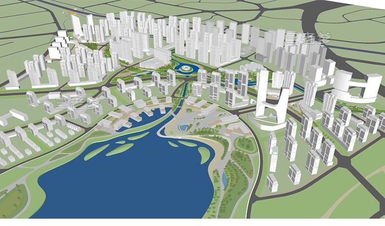 图片[30]-城市设计规划SU模型白膜白模景观建筑鸟瞰草图大师sketchup素材库-大怪兽分享