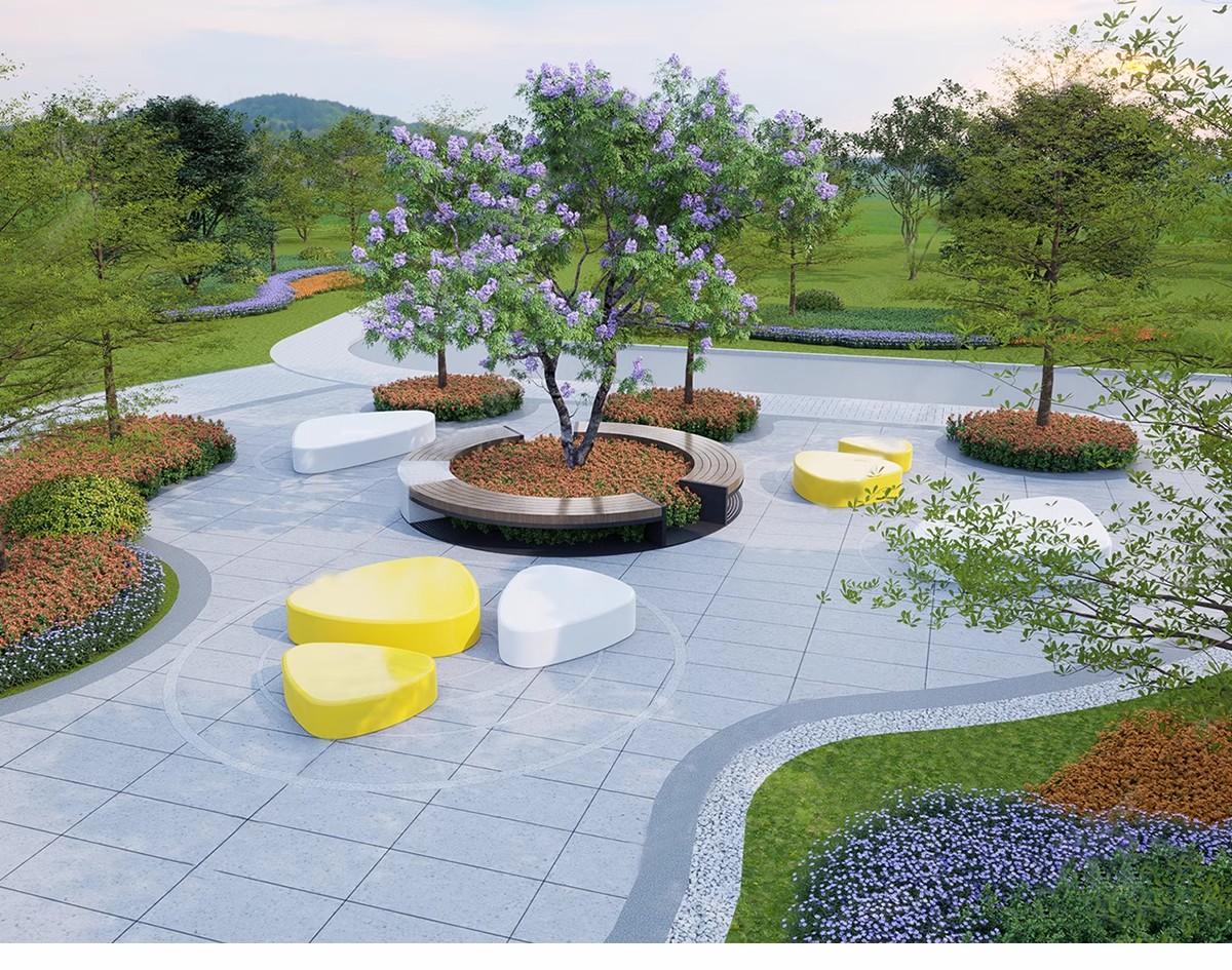 图片[30]-园林异形树桌户外吧台现代公园景观树池创意休闲座椅卡座SU模型-大怪兽分享