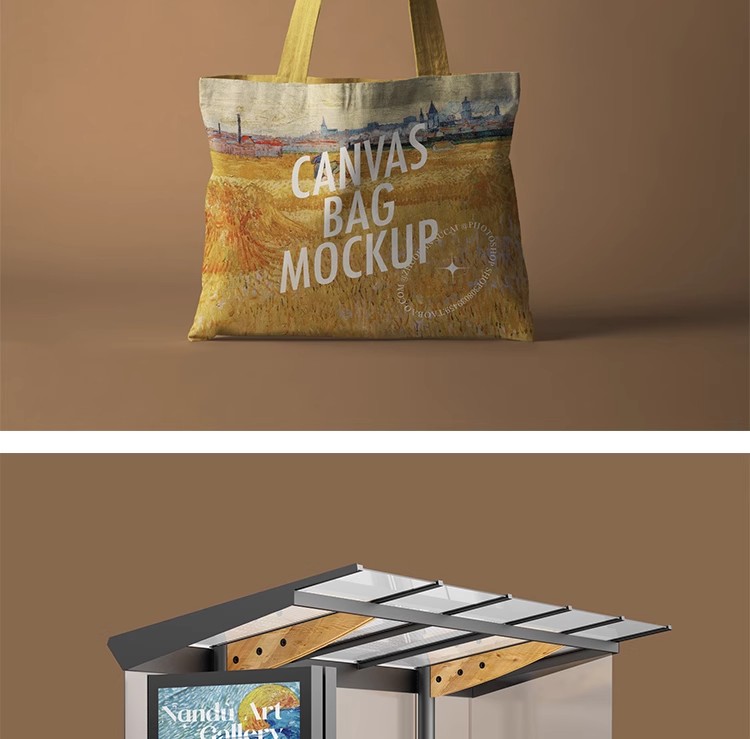 图片[7]-高级感艺术展览博物馆文创品牌vi提案展示贴图样机PS设计素材模板-大怪兽分享