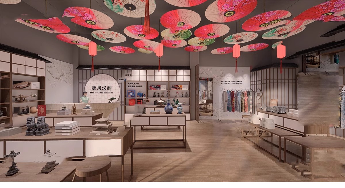 图片[30]-现代北欧文创产品商店咖啡店书店SU模型书画展厅用品室内草图大师-大怪兽分享