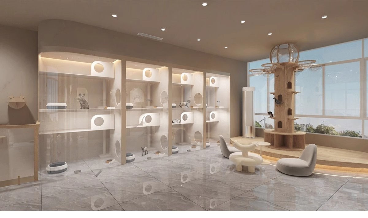 图片[29]-现代北欧宠物店SU模型猫舍狗屋宠物商店生活馆CAD施工图草图大师-大怪兽分享