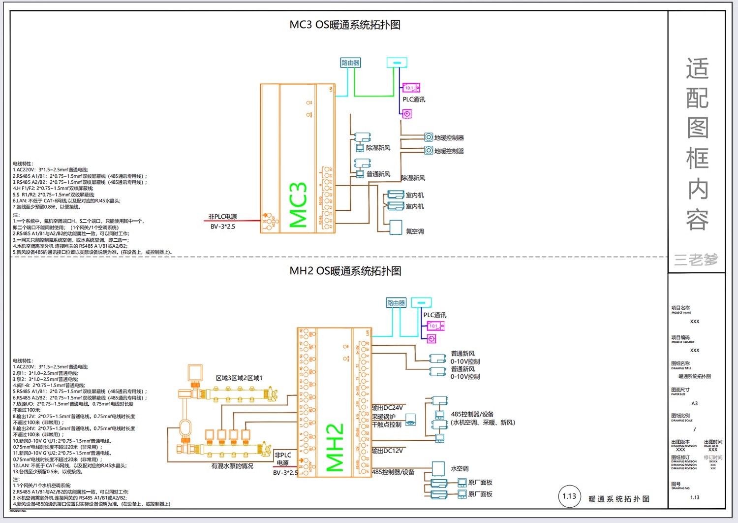 图片[29]-全屋智能家居方案施工图纸开关灯具图例平面图设计模板CAD施工图-大怪兽分享