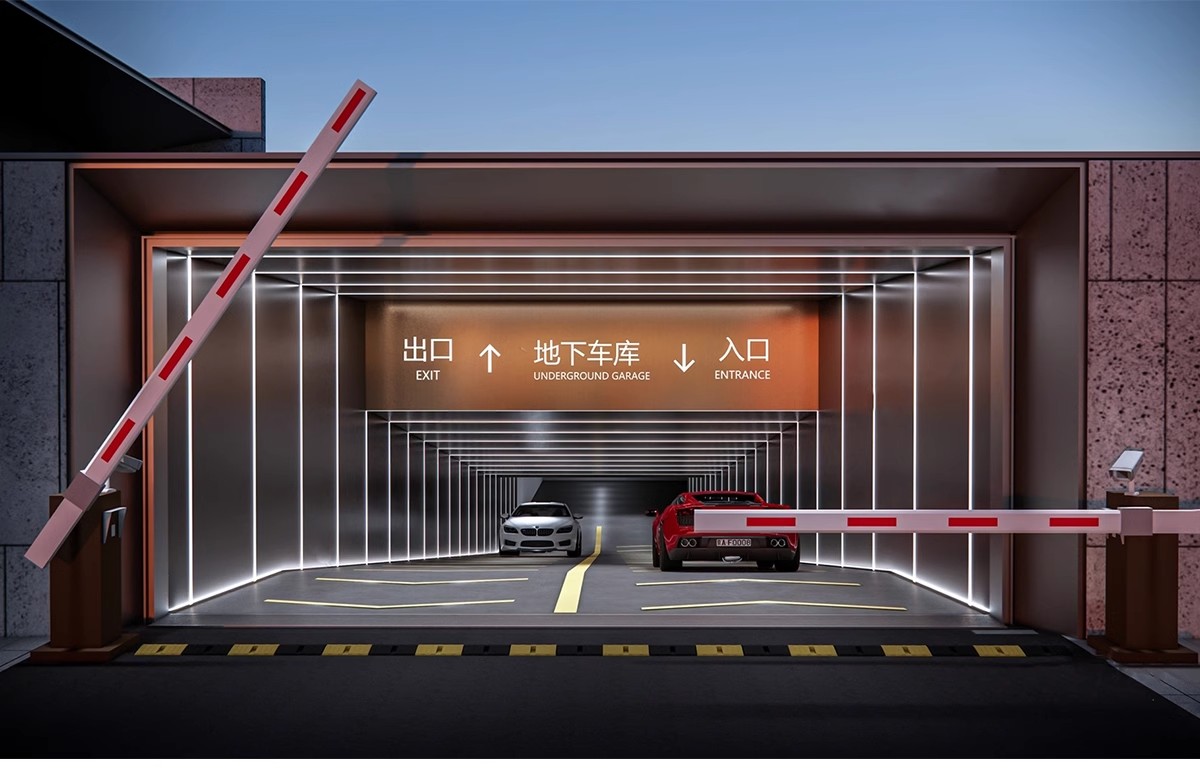 图片[29]-小区景观构筑物住宅建筑地下停车库停车场出入口SU模型库草图大师-大怪兽分享