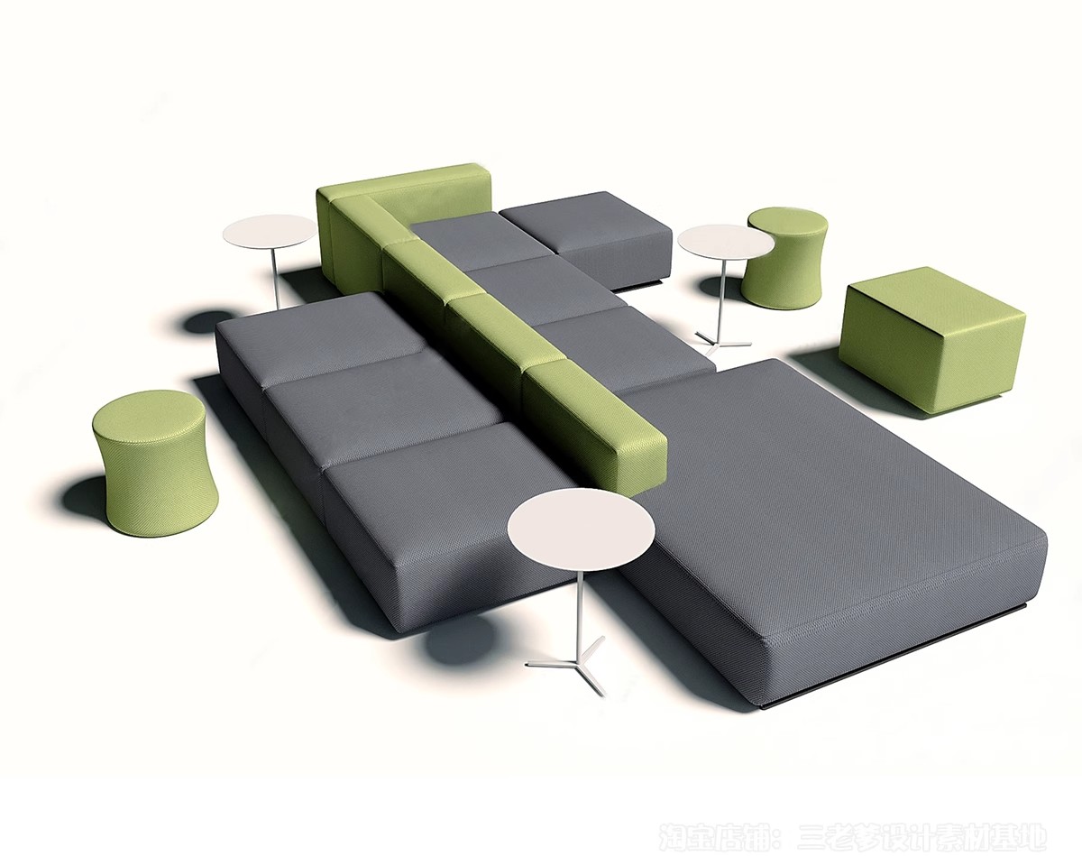 图片[30]-现代北欧咖啡厅餐厅火锅店甜品奶茶店卡座坐椅草图大师SU模型素材-大怪兽分享