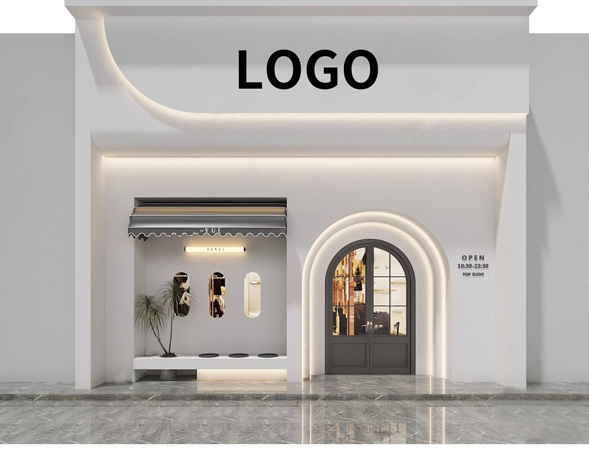 图片[30]-草图大师门头SU模型现代新中式餐厅甜品店面商业街餐饮店铺门面-大怪兽分享