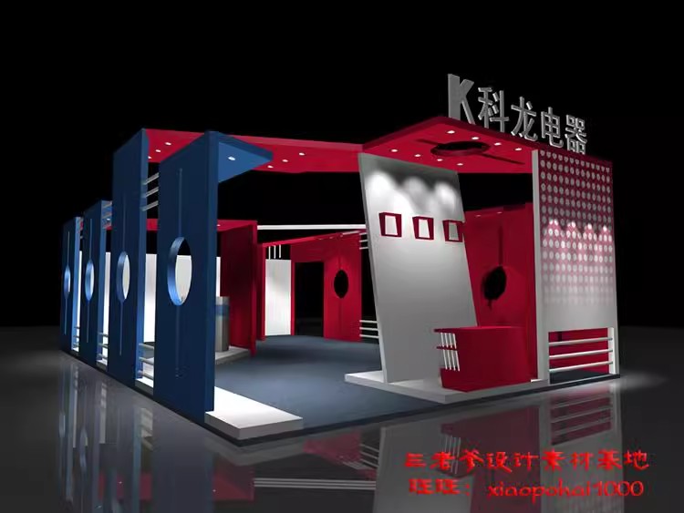图片[30]-2025展览展会展厅展台展示设计3d模型配CAD施工图3dmax效果图素材-大怪兽分享