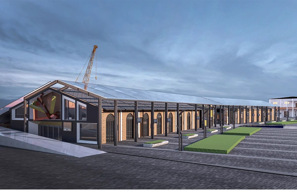 图片[31]-仓库工厂旧厂房改造LOFT公园办公楼创意园区cad工业风遗址su模型-大怪兽分享