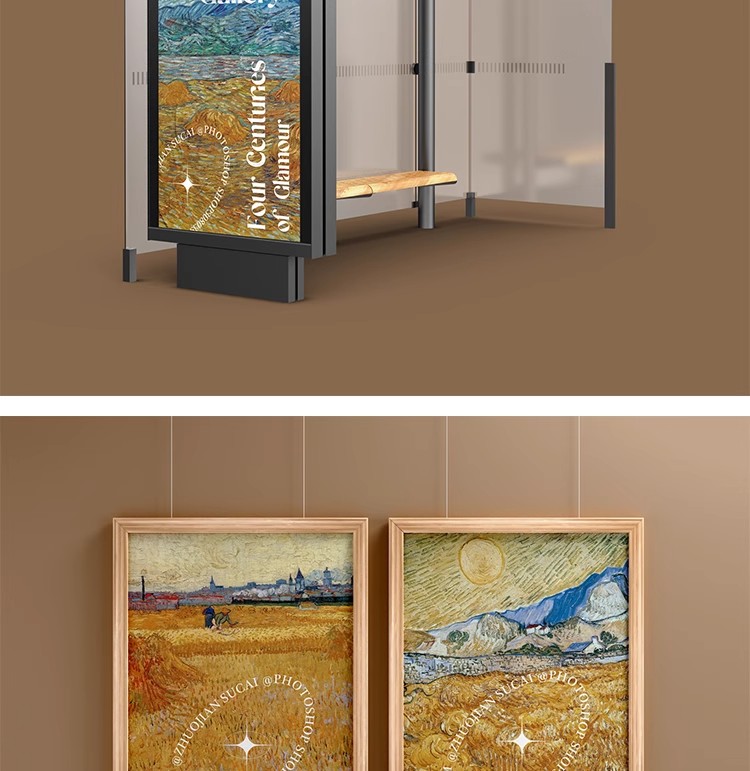 图片[8]-高级感艺术展览博物馆文创品牌vi提案展示贴图样机PS设计素材模板-大怪兽分享