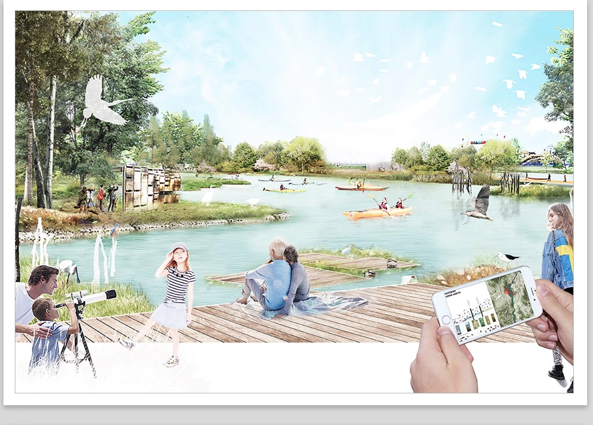 图片[31]-小清新竞赛风PS公园广场建筑景观插画风拼贴风效果图后期PSD素材-大怪兽分享