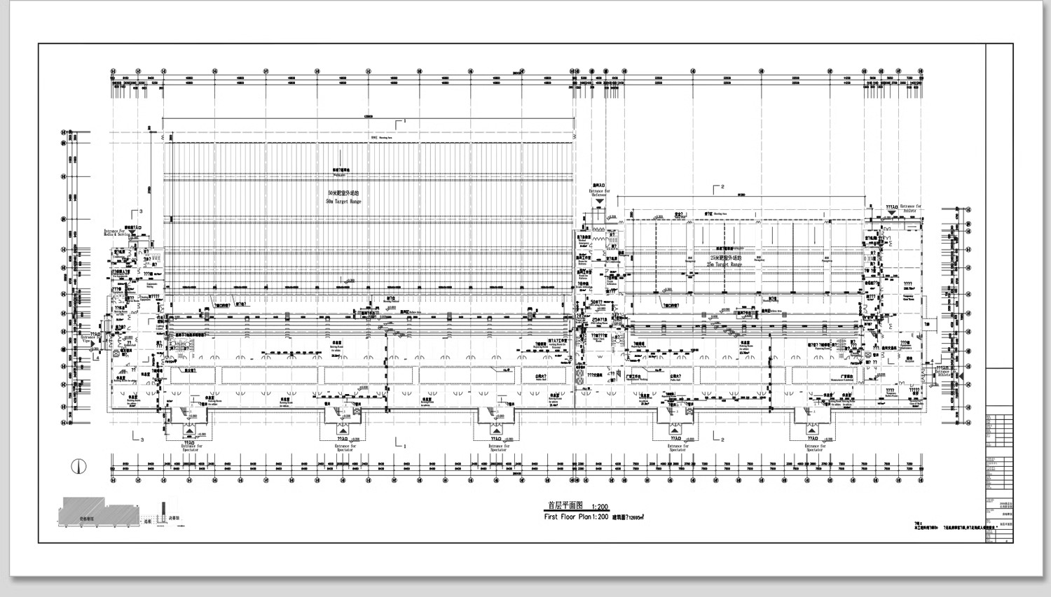 图片[31]-体育馆CAD施工图平面图篮球运动场健身中心建筑规划方案素材设计-大怪兽分享