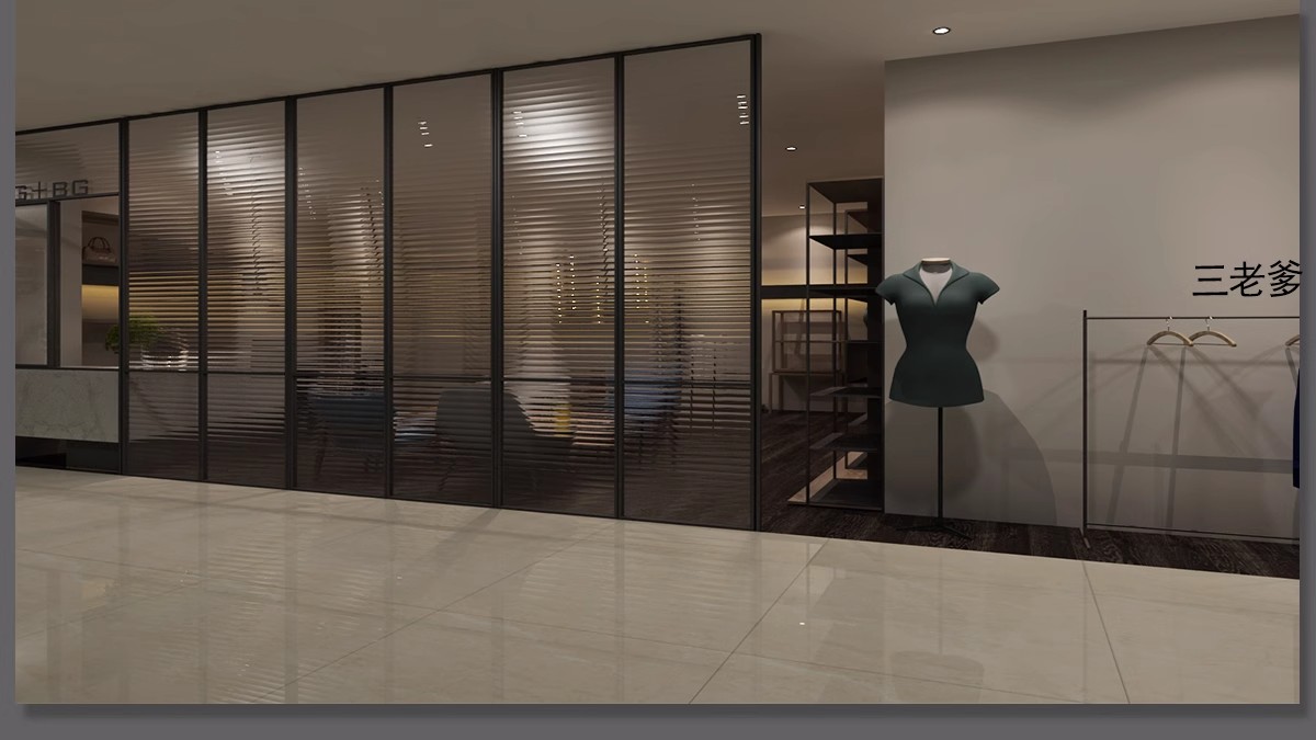 图片[28]-专卖服装店CAD施工图纸3D模型SU效果图库平面图女装男装设计素材-大怪兽分享