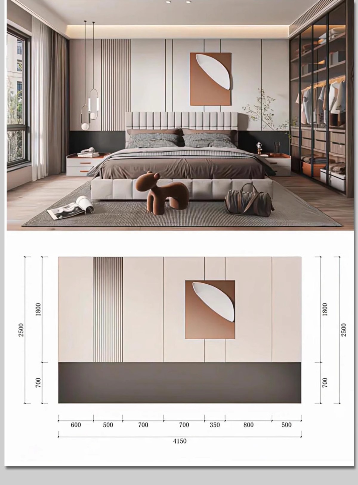 图片[31]-客厅餐厅卧室电视背景墙效果图家装装修设计参考图片尺寸标注排版-大怪兽分享