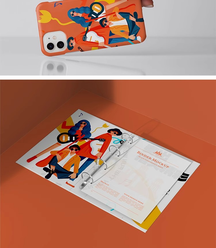 图片[9]-校园艺术音乐节文创品牌Vi提案logo展示贴图样机PSD设计素材模板-大怪兽分享