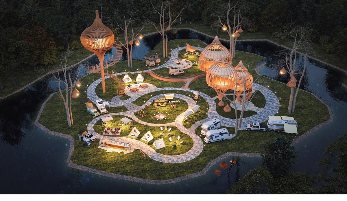 图片[21]-露营公园SU模型景观自驾游房车帐篷营地规划基地烧烤野餐草图大师-大怪兽分享