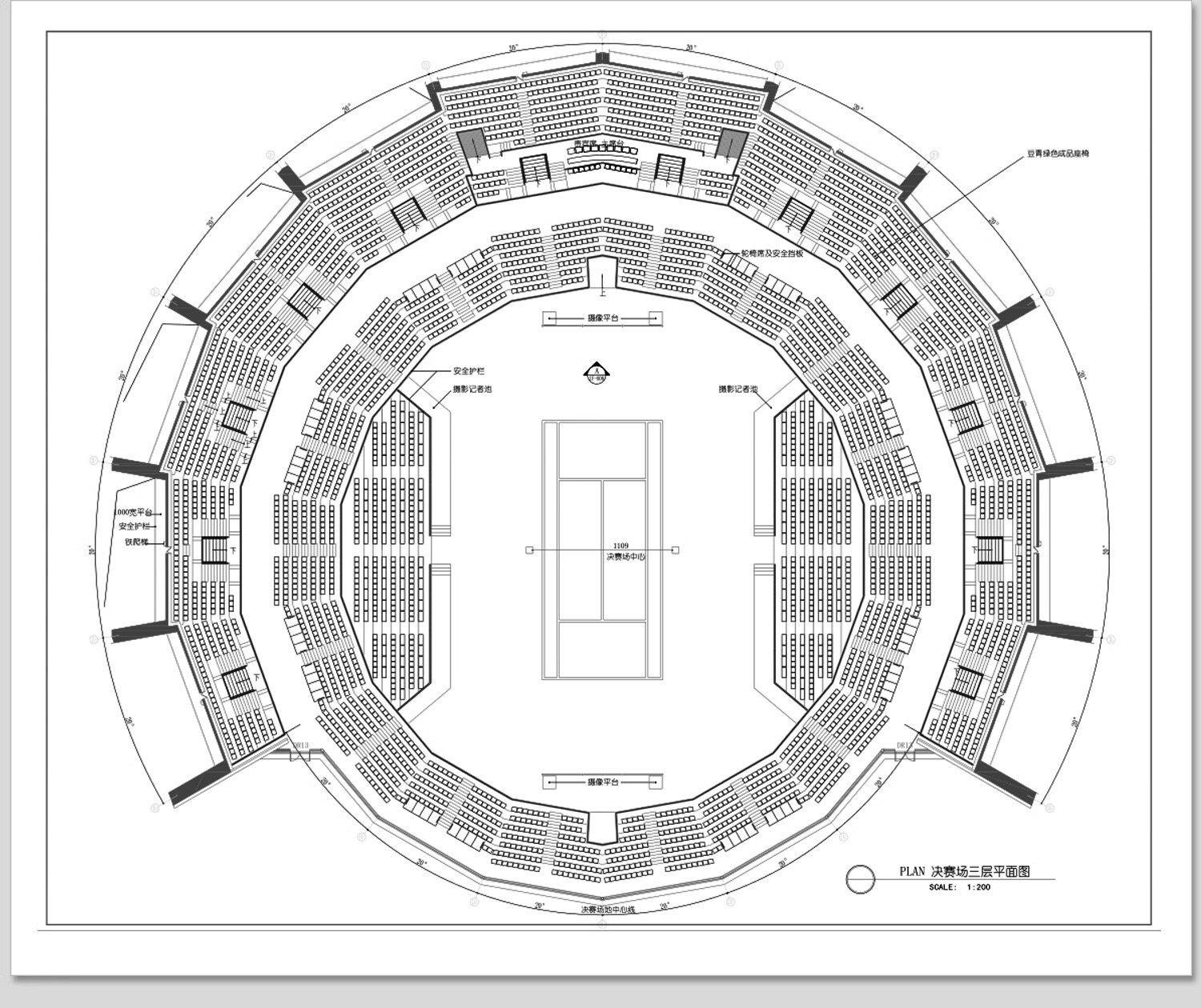 图片[32]-体育馆CAD施工图平面图篮球运动场健身中心建筑规划方案素材设计-大怪兽分享