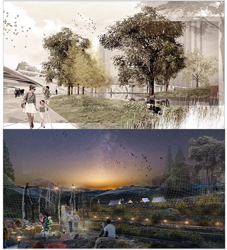 图片[29]-竞赛拼贴风高级灰景观园林建筑公园广场PS效果图素材PSD分层源件-大怪兽分享