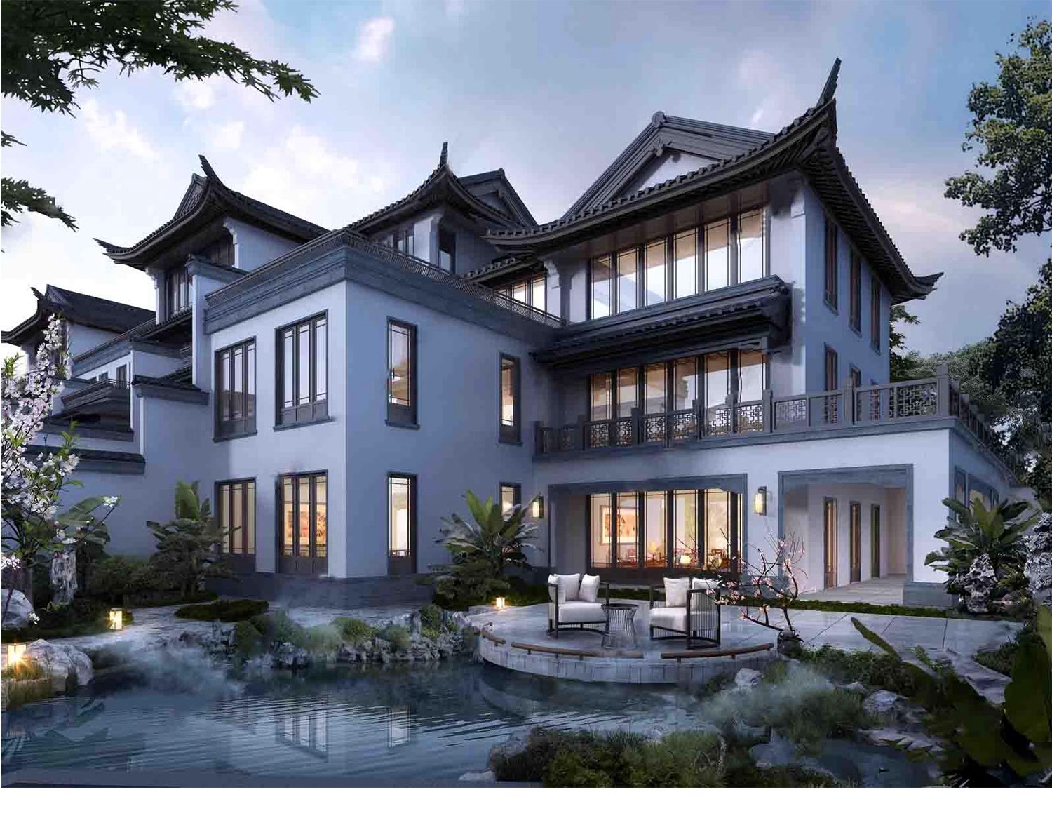 图片[31]-草图大师古建su模型 中式古建筑sketchup亭子城墙牌楼设计素材库-大怪兽分享