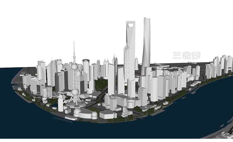 图片[32]-城市设计规划SU模型白膜白模景观建筑鸟瞰草图大师sketchup素材库-大怪兽分享