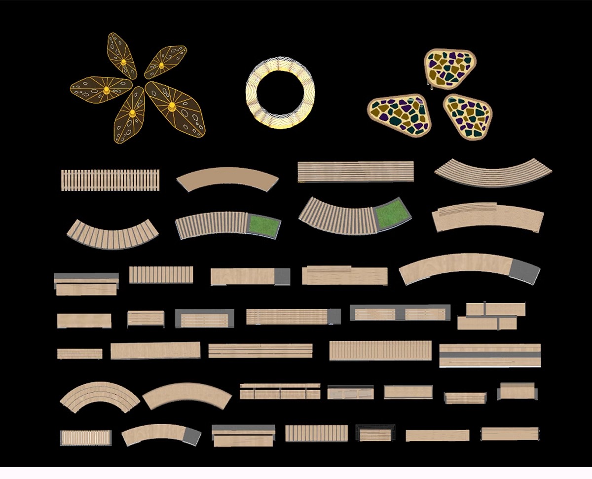 图片[32]-园林异形树桌户外吧台现代公园景观树池创意休闲座椅卡座SU模型-大怪兽分享