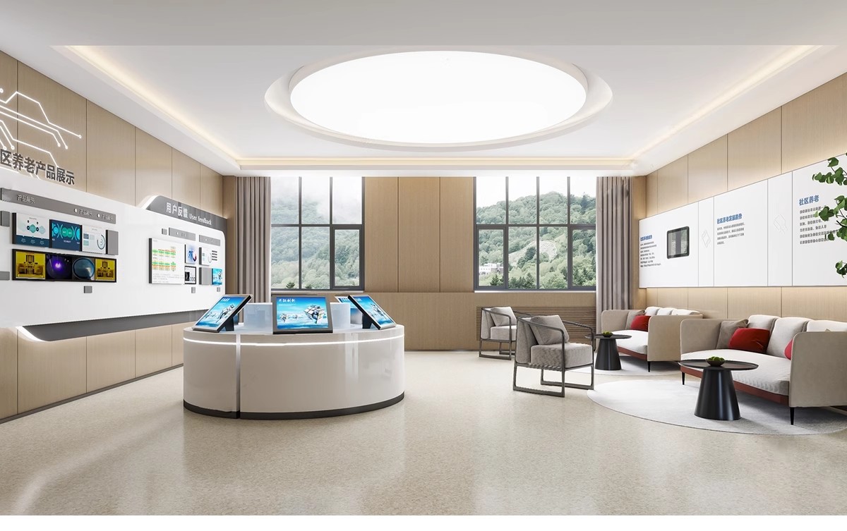 图片[32]-草图大师现代养老院福利院疗养中心大厅活动室卧室SU模型室内设计-大怪兽分享