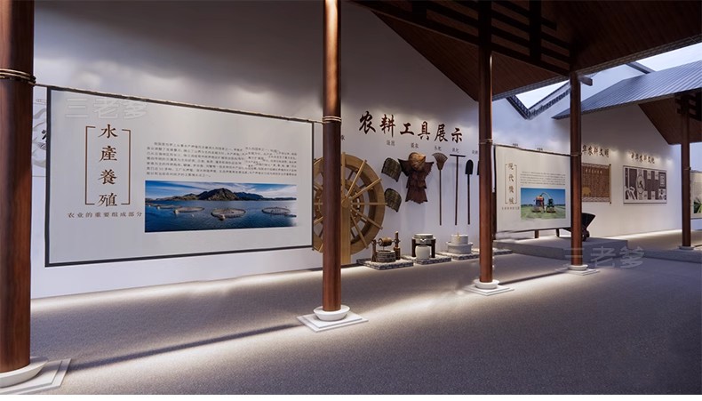 图片[33]-中式乡村民俗农业农耕文化农村特色展厅展馆博物馆SU模型草图大师-大怪兽分享