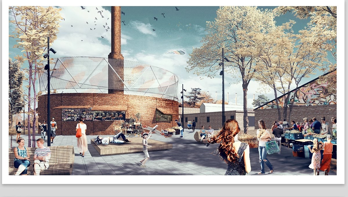 图片[34]-小清新竞赛风PS公园广场建筑景观插画风拼贴风效果图后期PSD素材-大怪兽分享