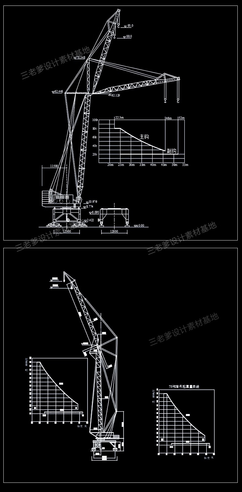 图片[34]-交通工具CAD施工图纸图块摩托车吊车汽车卡车工程车图库素材-大怪兽分享